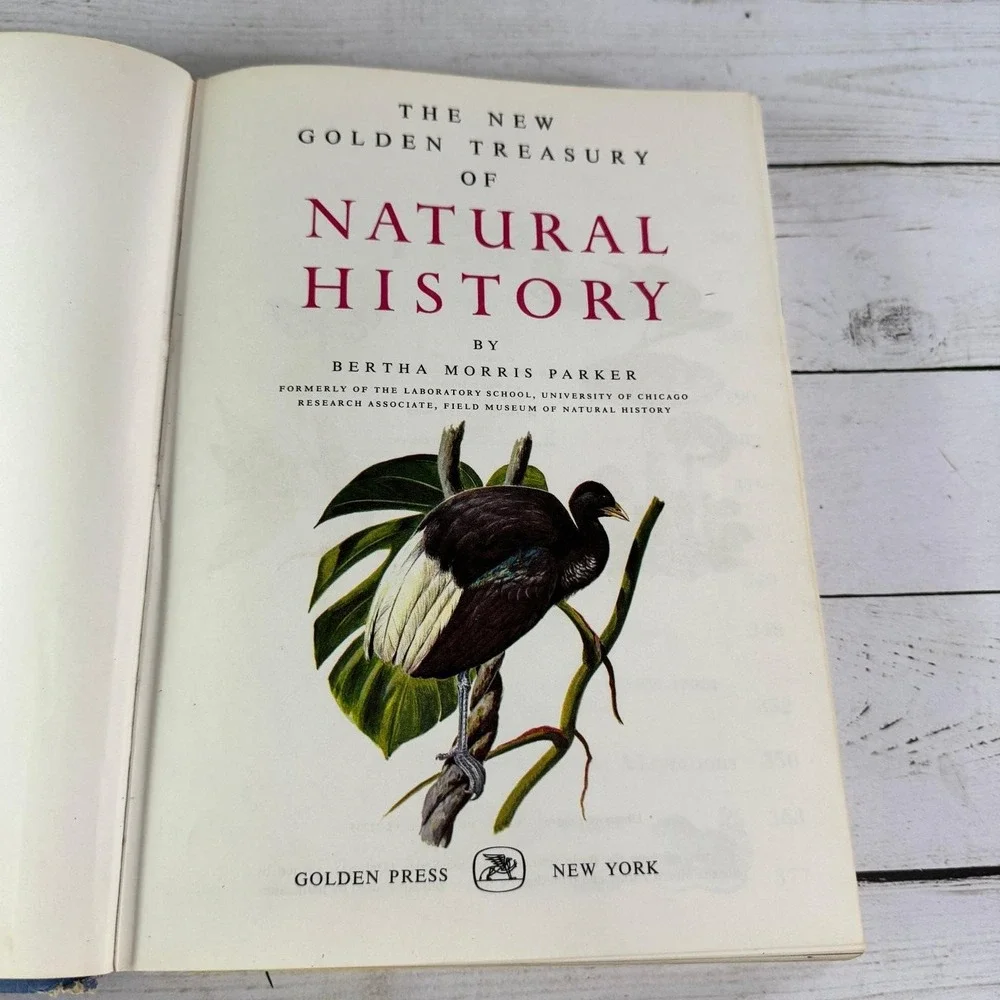 New Golden Treasury of Natural History Parker 1968 1st Print Golden Press